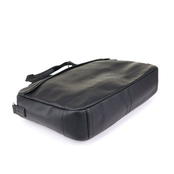 Coach Camden Leather Zip Top Briefcase 70927 Black - Picture 8 of 12